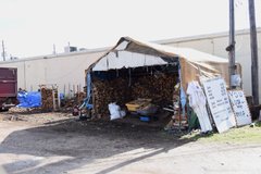Permanent Wood Tent